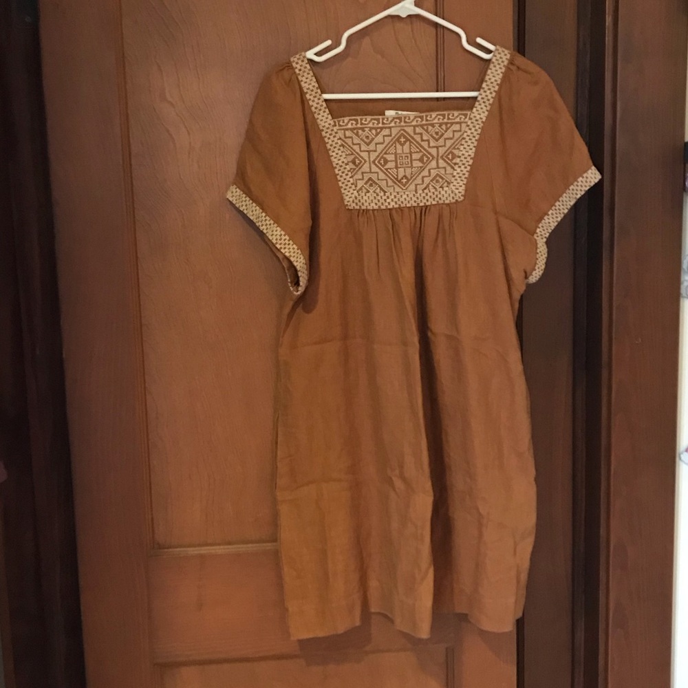 Madewell Embroidered Shift Dress